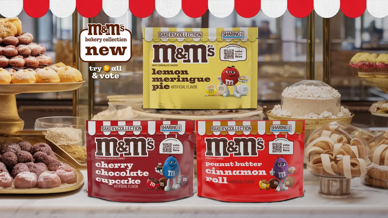 M&M'S flavor vote returns to celebrate new bakery inspired collection