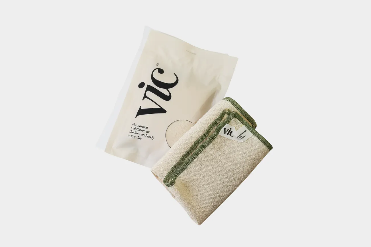 VIC Cotton Company revives a European beauty essential, reintroducing the art of everyday exfoliation