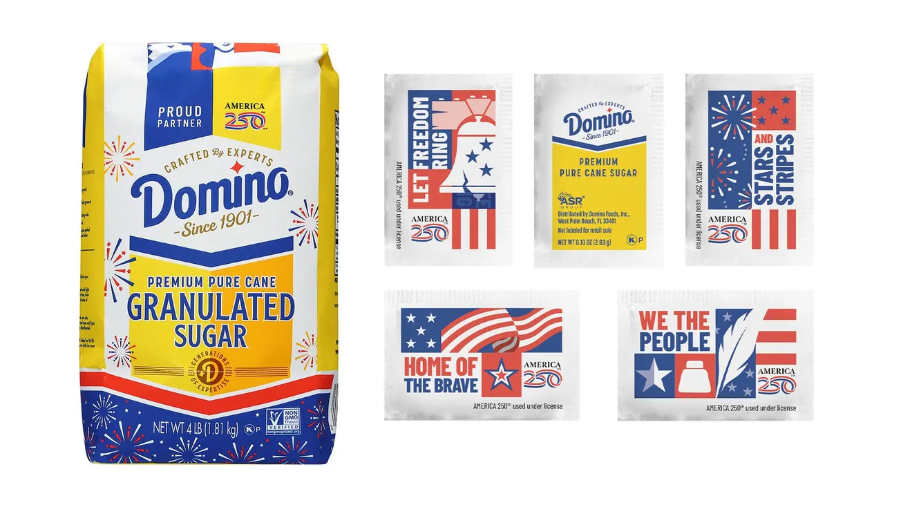 Domino Sugar ringing in America's 250th anniversary with commemorative packaging