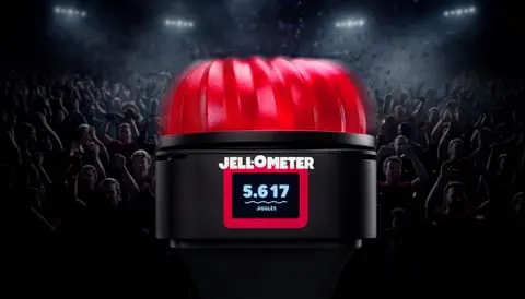 JELL-O unveils the JELL-OMETER: the world's first-ever device to quantifiably measure fan intensity