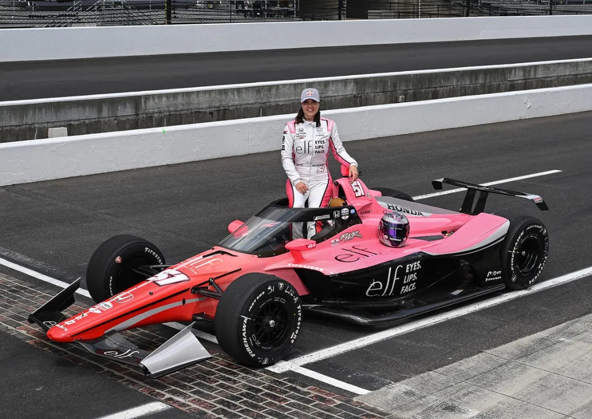 e.l.f. Cosmetics powers Katherine Legge's return to the Indianapolis 500