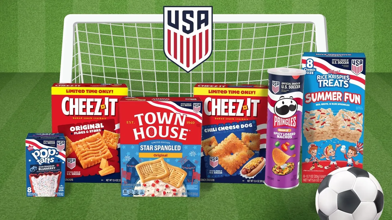 Kellanova and the U.S. Soccer Federation team up to launch an exclusive snack lineup