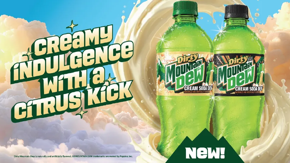 Mountain Dew goes creamy with Dirty Mountain Dew rollout
