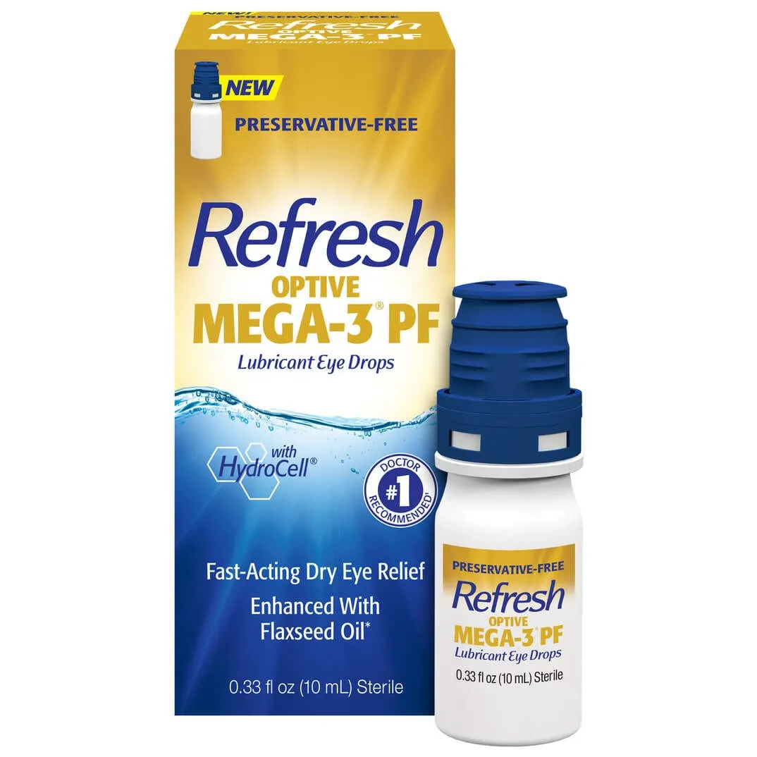 REFRESH OPTIVE MEGA-3 multi-dose preservative-free offers new solution