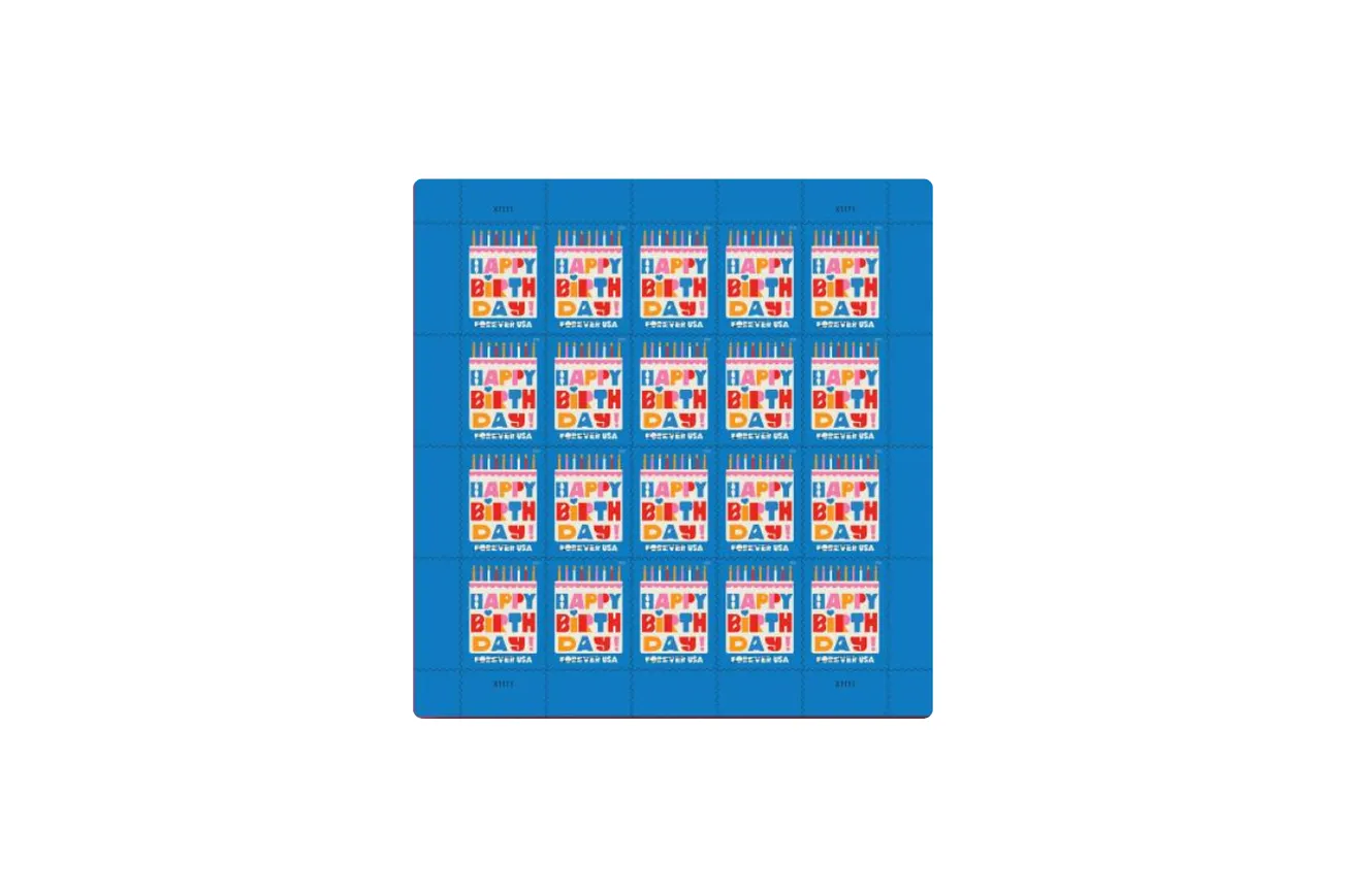 USPS honors greeting cards with 'Happy Birthday' stamp