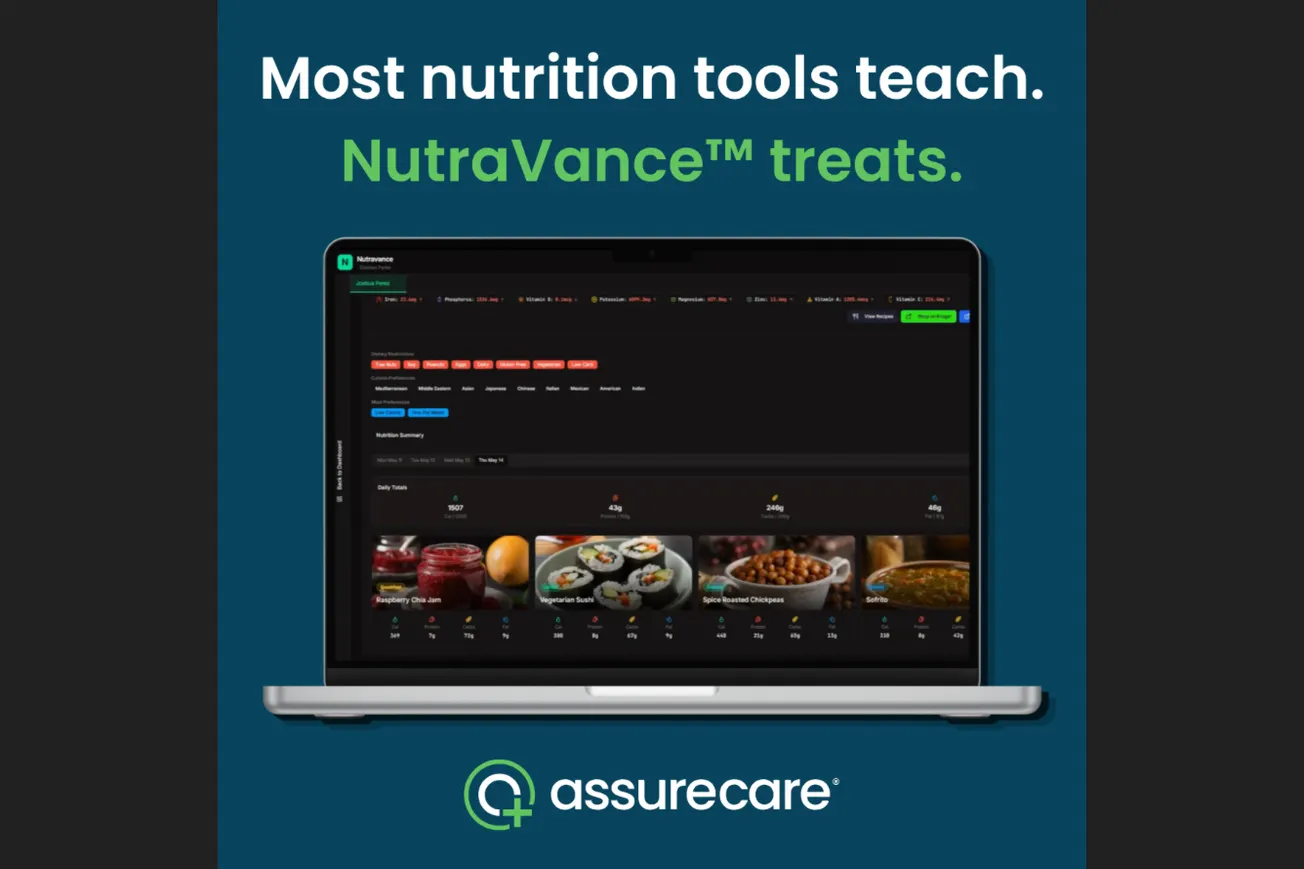AssureCare showcasing  NutraVance at Nourishing Change Conference
