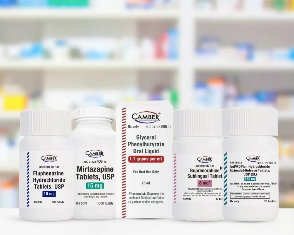 Camber strengthens portfolio with the launch of five new generic medications in May