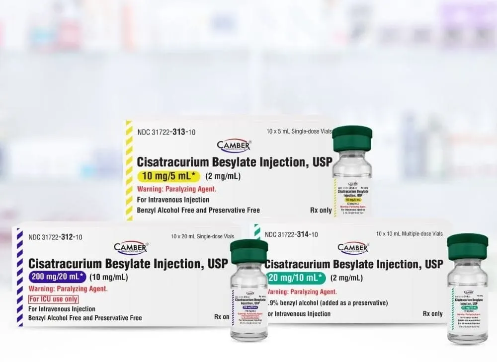Camber launches generic Nimbex injection
