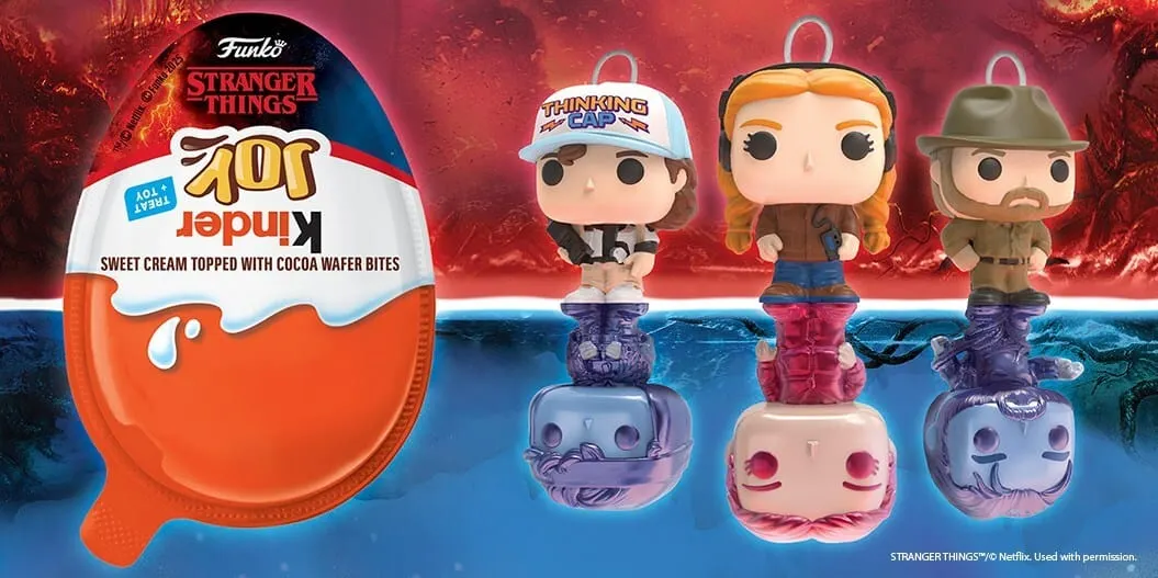 Kinder Joy and Netflix's Stranger Things celebrate a decade of thrills with a limited-edition Funko Pop! collection