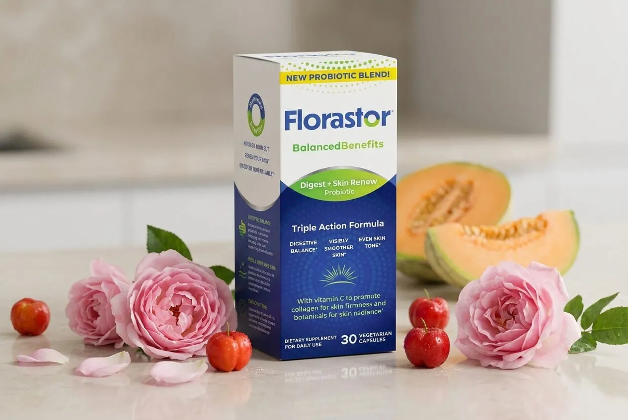 Florastor expands into skin wellness with digest + skin renew probiotic