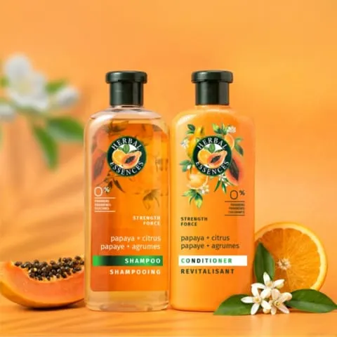 Herbal Essences and Amaya “Papaya” launch Papaya + Citrus Strength Collection