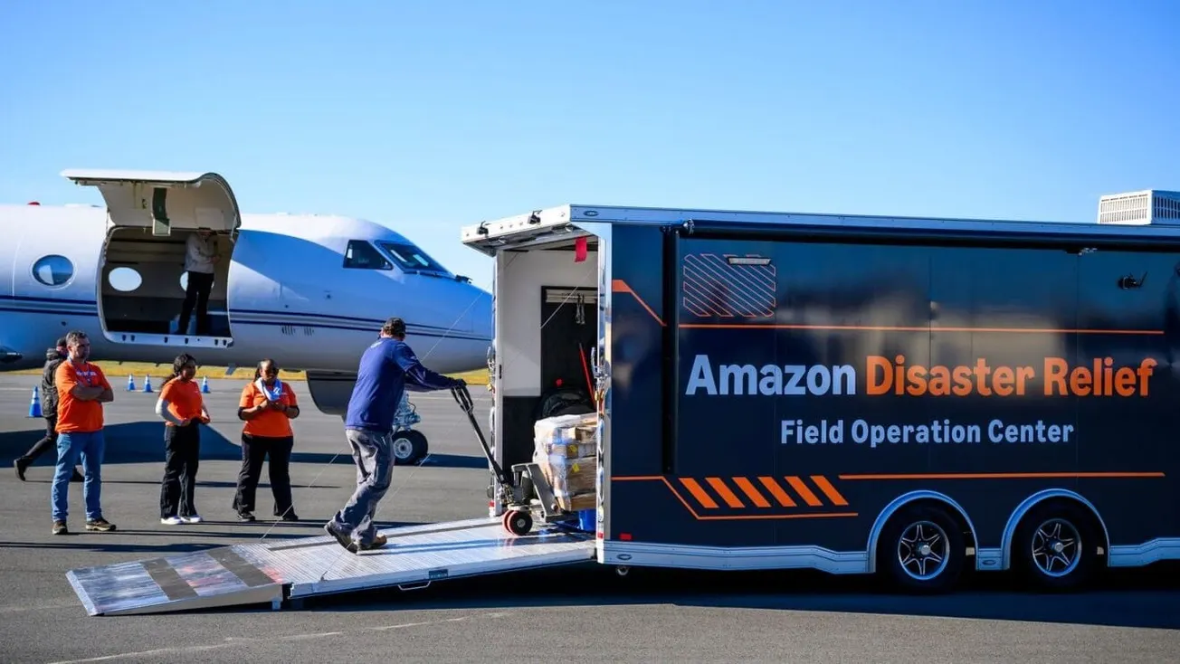 Amazon to provide 2,000 free rapid response technology systems that restore critical services in minutes