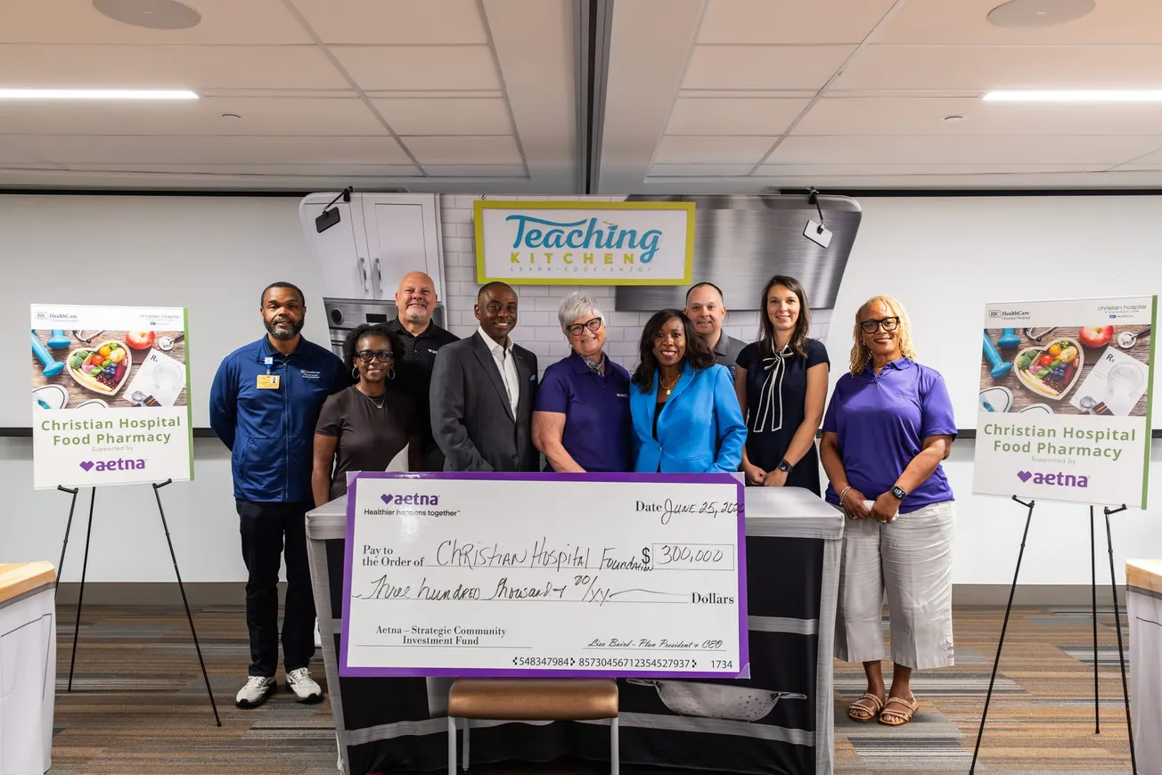 Aetna provides $300,000 to Christian Hospital Foundation to support innovative food pharmacy program