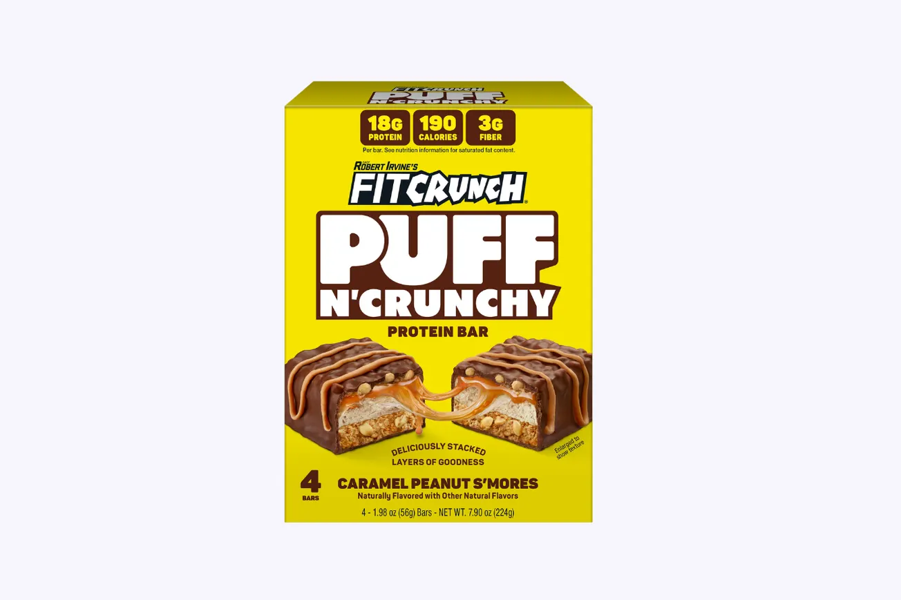 FITCRUNCH introduces Puff N' Crunchy Protein Bars, a first-of-its-kind multi-texture protein bar