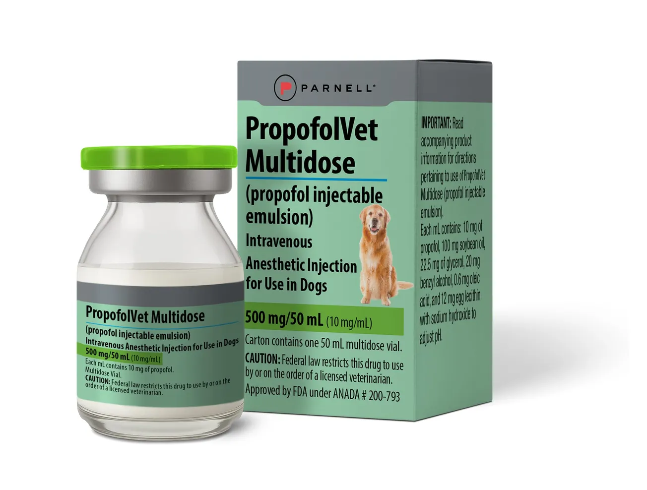 Parnell expands PropofolVet Multidose offering with new 50 mL presentation
