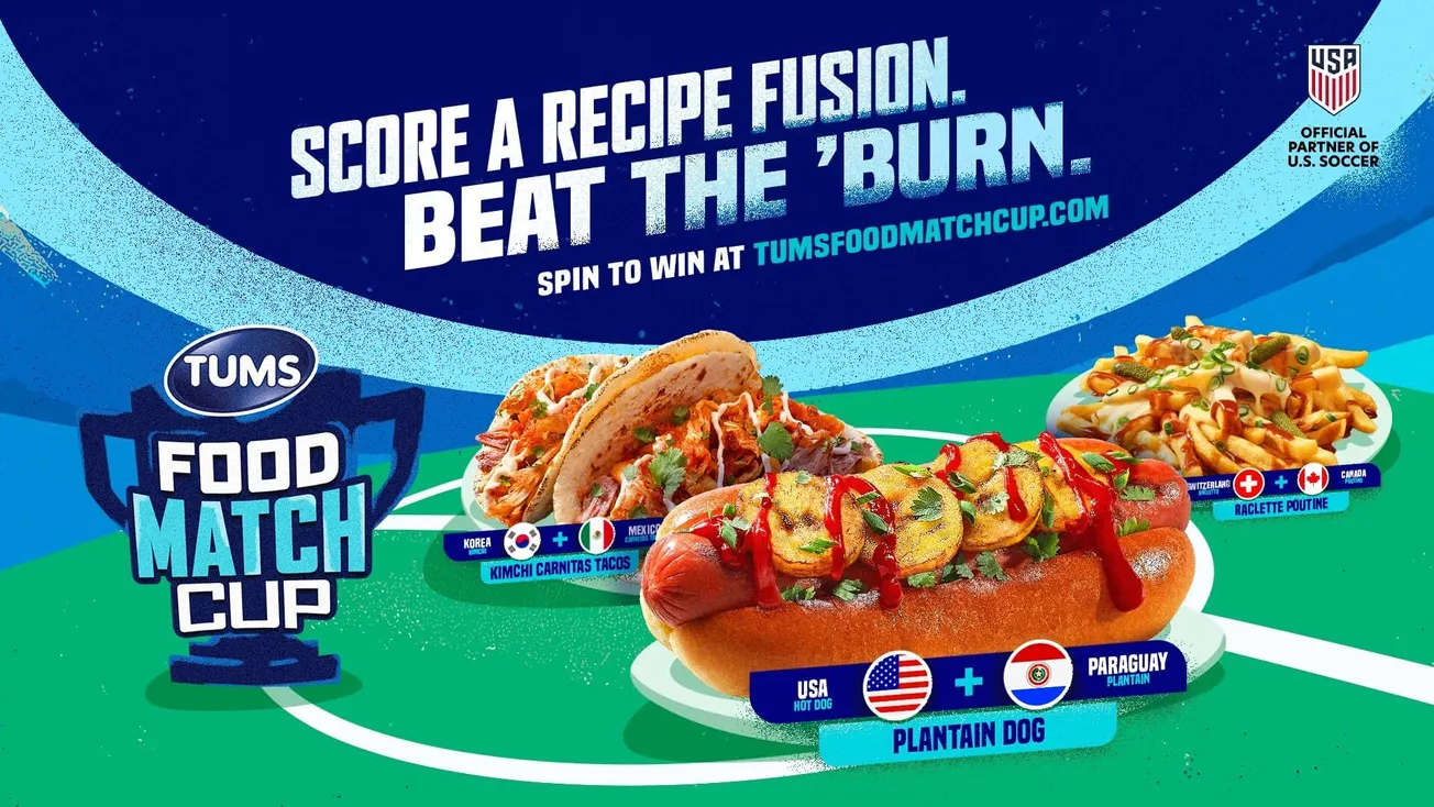 TUMS Kicks Off the "TUMS Food Match Cup"