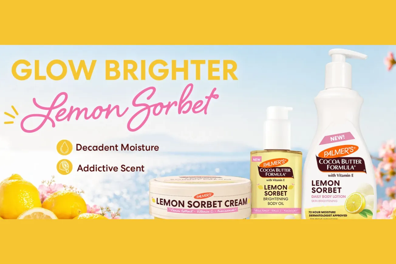 Palmer’s launches Lemon Sorbet body care collection