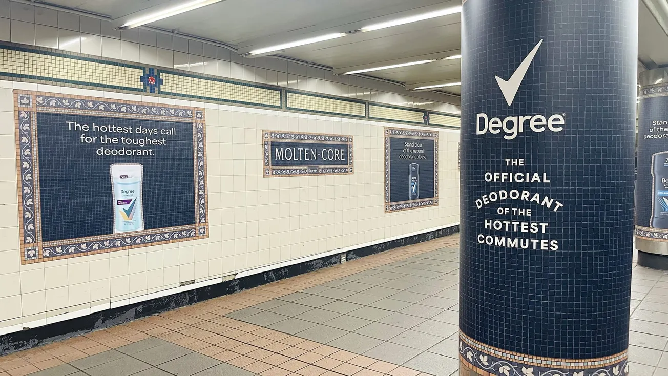 Degree and NYC MTA turn real commuter conversations into a summer ad campaign