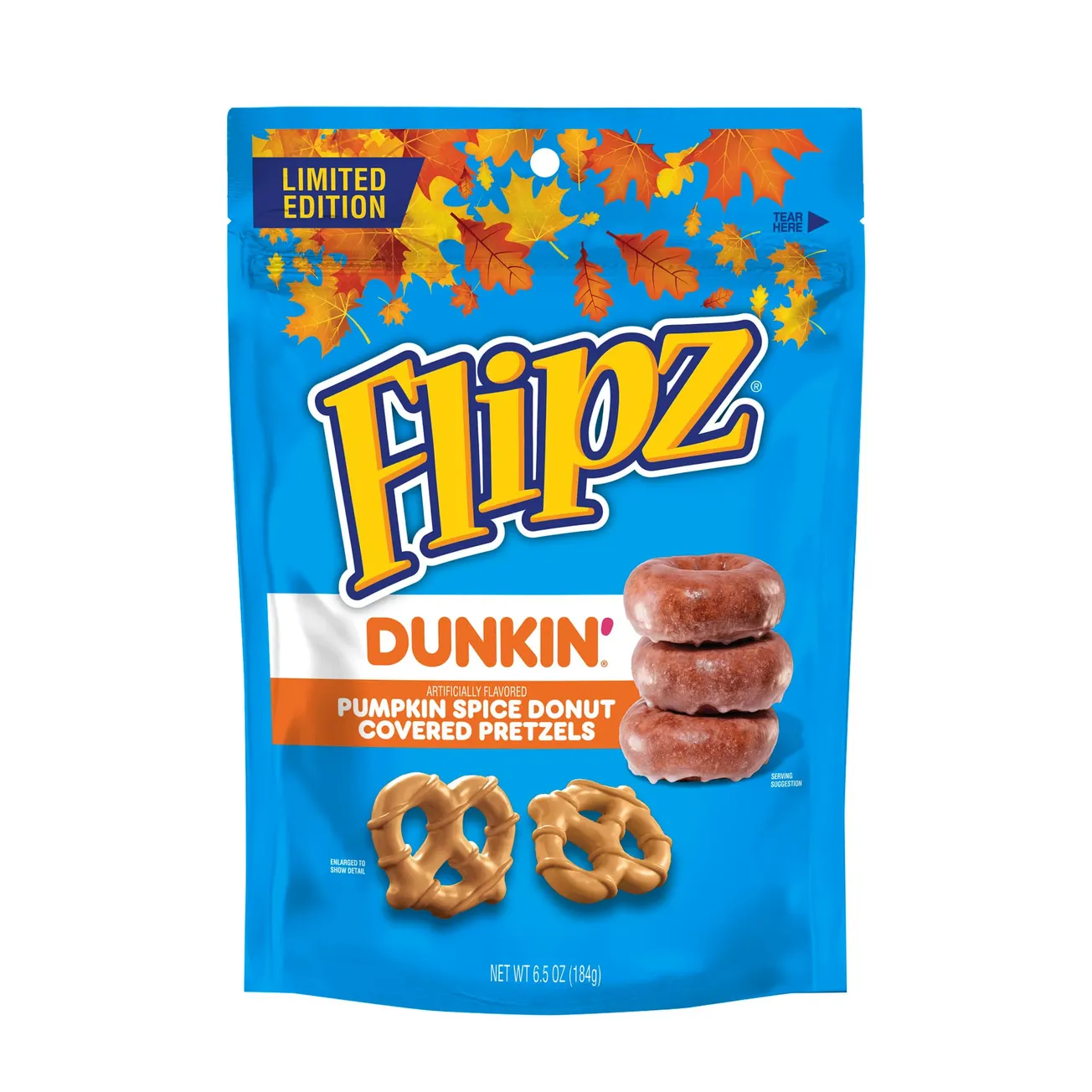 Flipz and Dunkin' team up for a sweet, salty take on pumpkin spice this fall