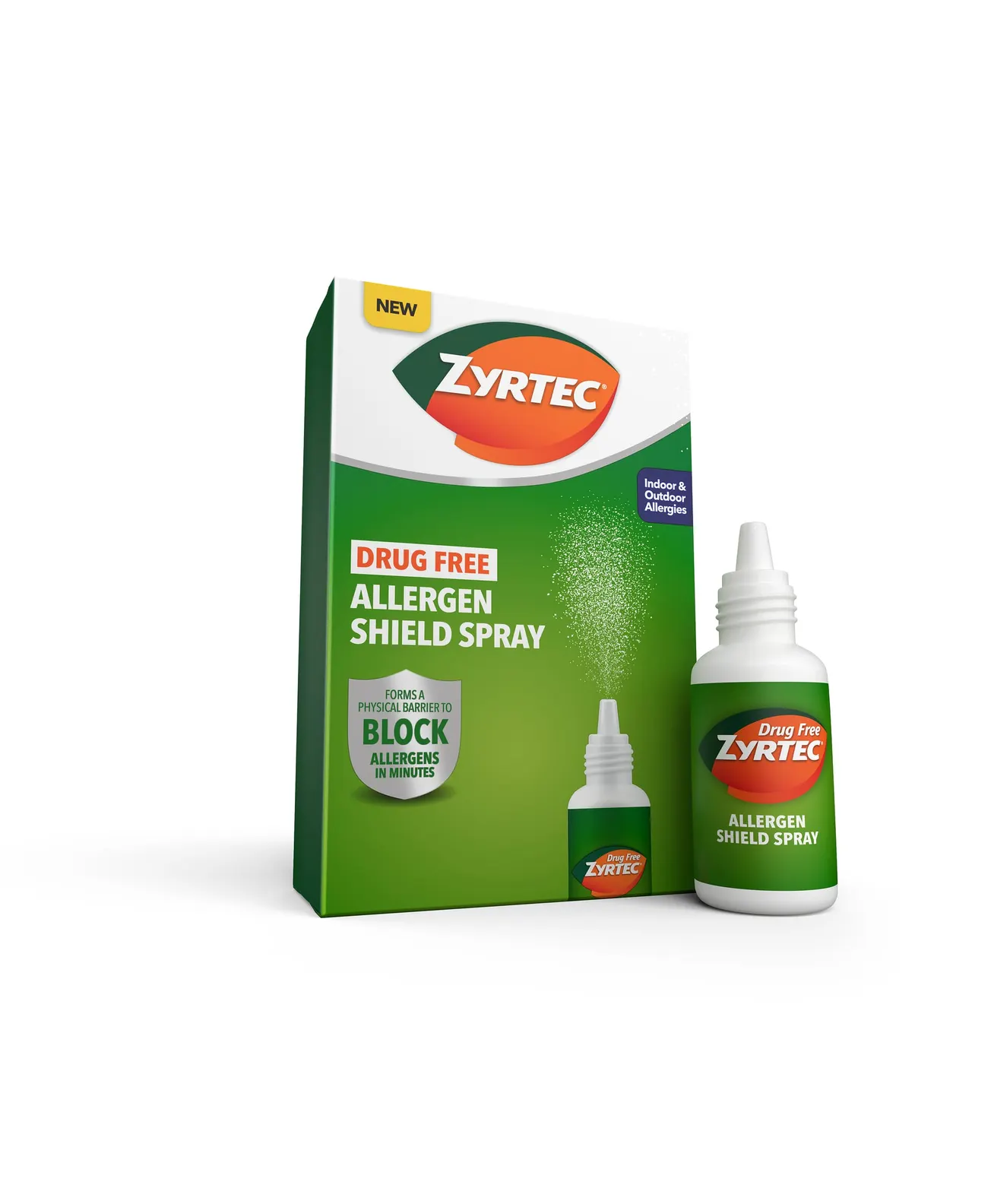 ZYRTEC launches new drug-free Allergen Shield Spray