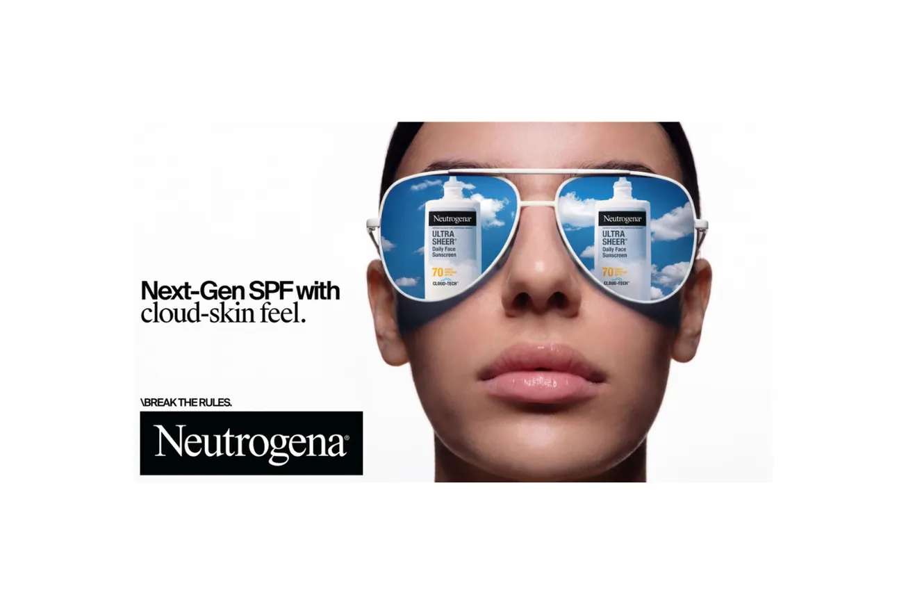 Neutrogena spotlights CLOUD-TECH with pop-up