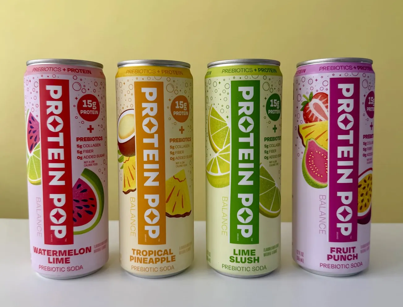 Protein Pop launches Protein Pop Balance, a clear prebiotic soda