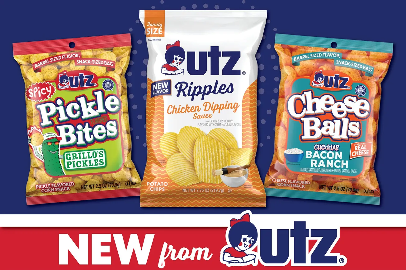 Utz turns up the flavor with three new snack innovations