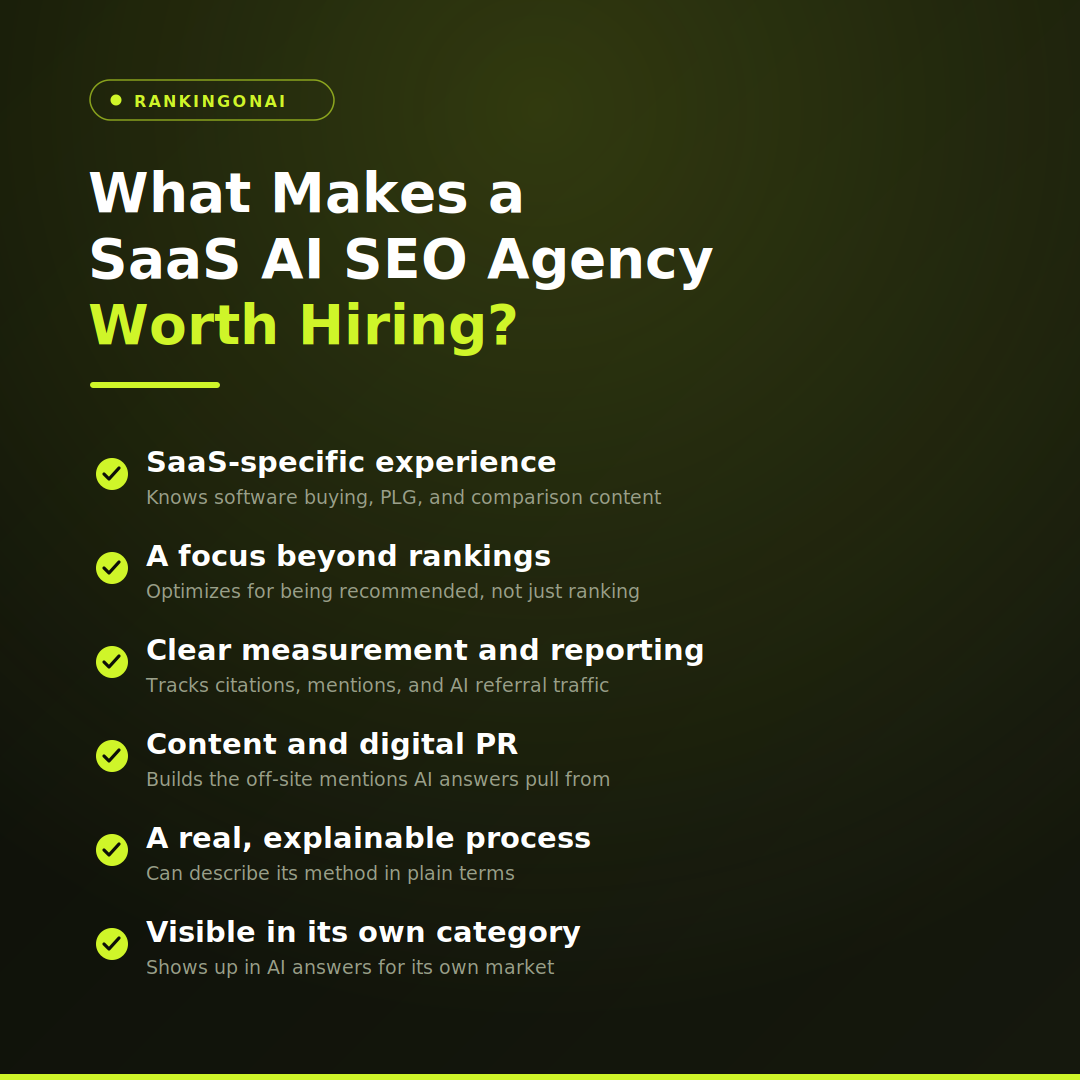 What Makes a SaaS AI SEO Agency Worth Hiring?