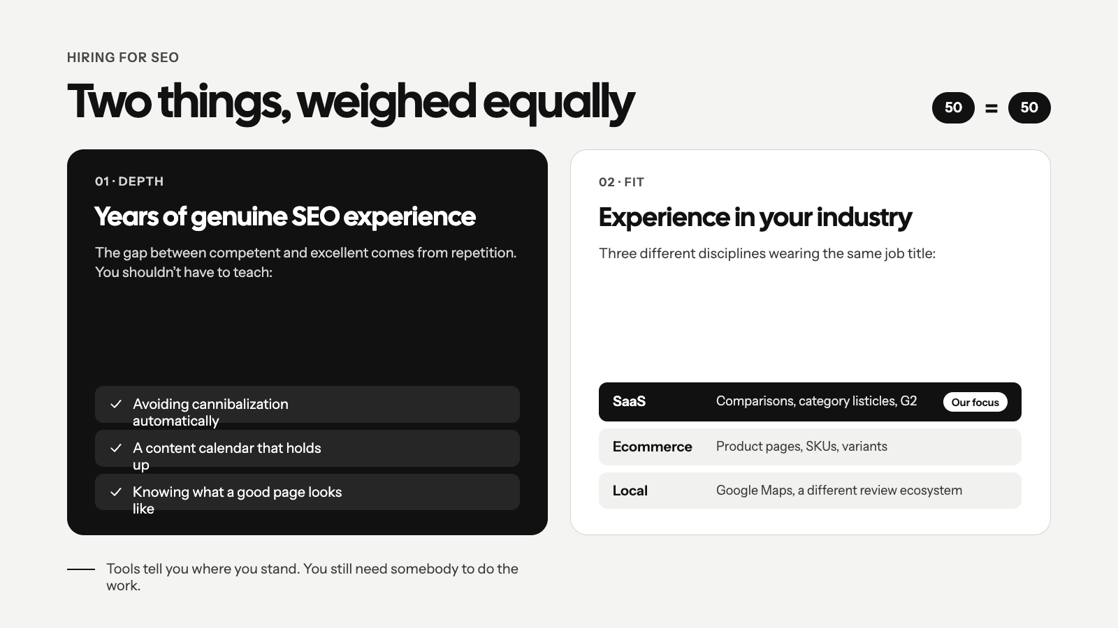What To look for when hiring for SEO