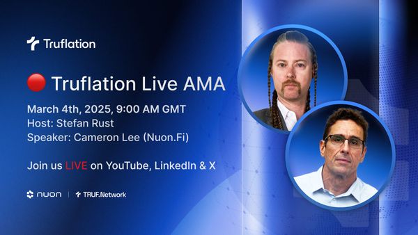 Join Nuon on Truflation Live coming Tuesday