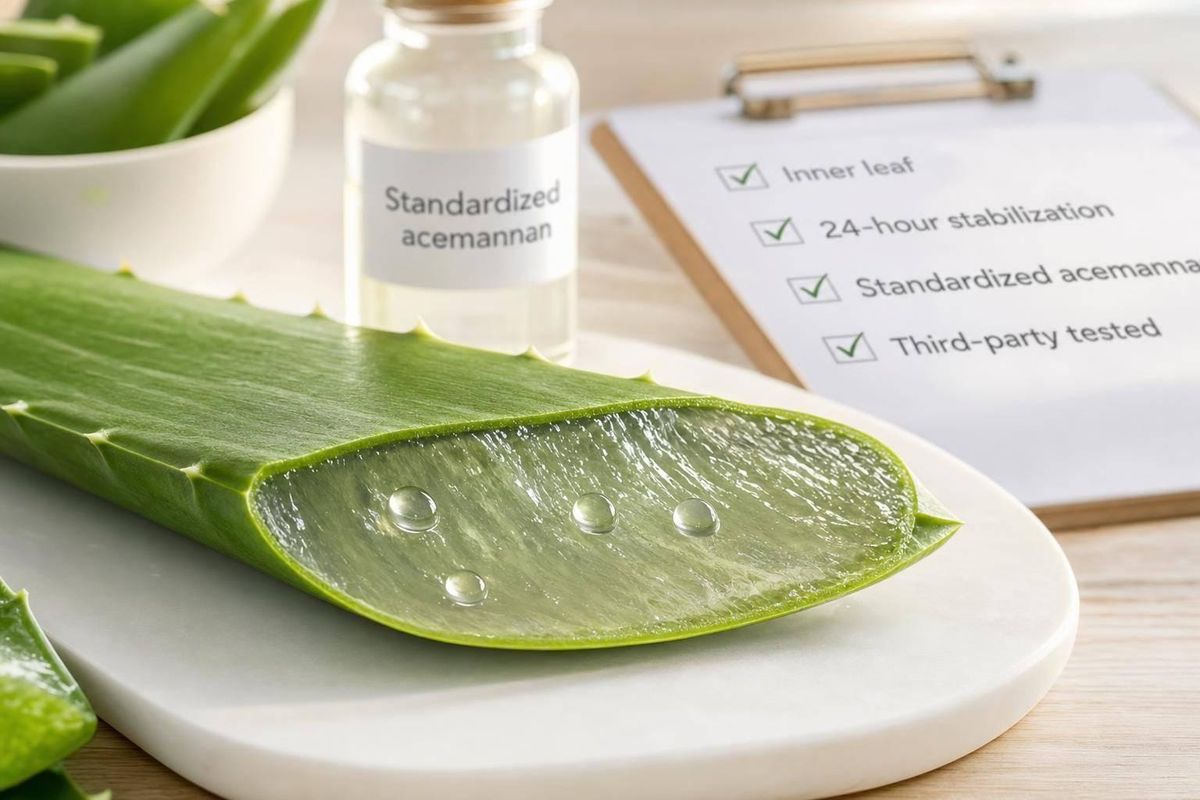Cold-Processed Aloe: What It Means for Supplement Quality