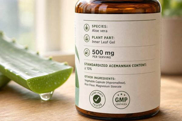 How to Read an Aloe Supplement Label Like a Pro