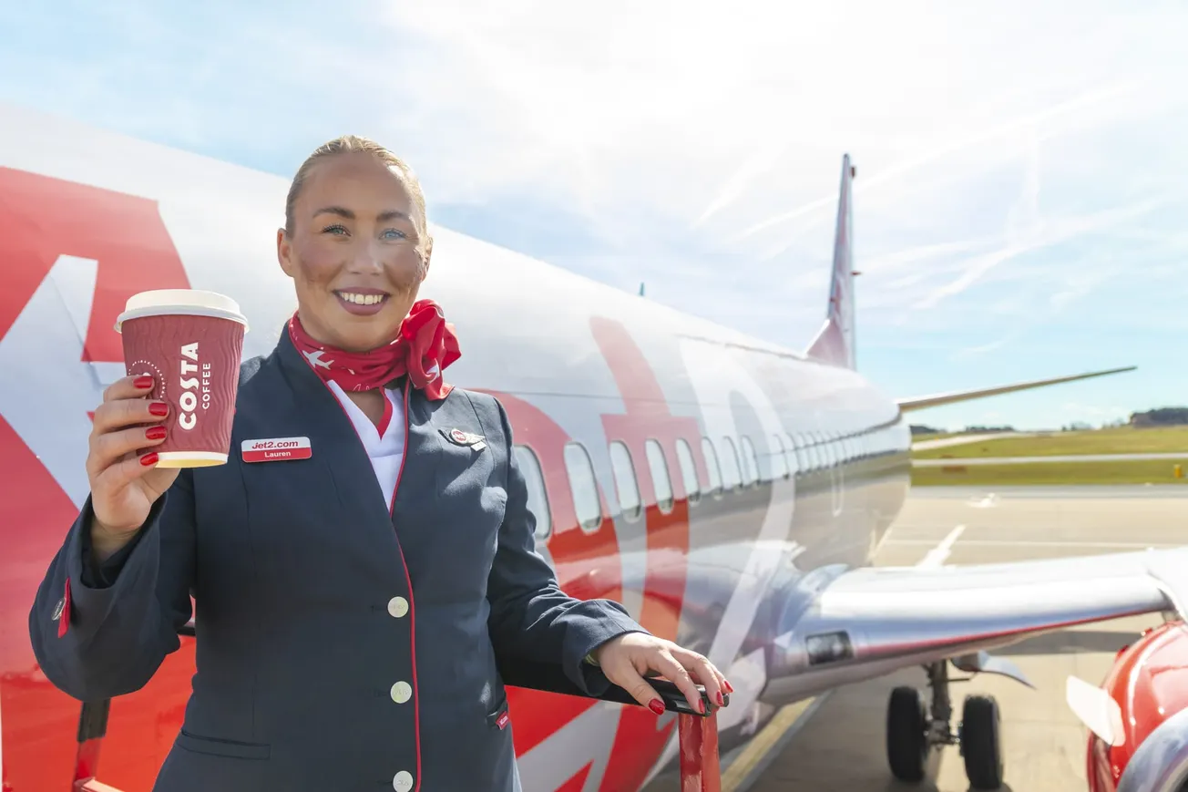 Costa Coffee unveils partnership with UK airline Jet2