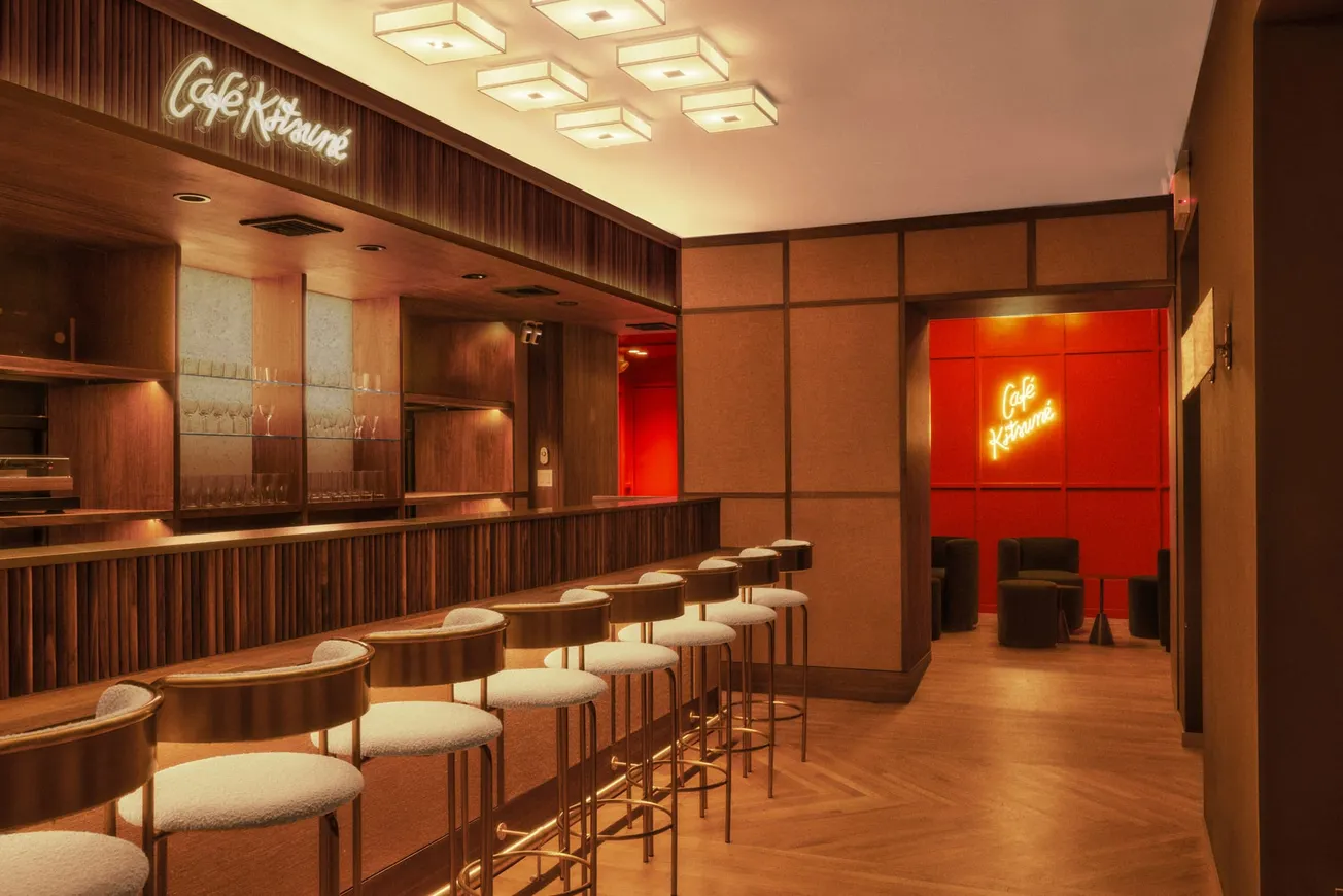 Coffee gets creative at Café Kitsuné