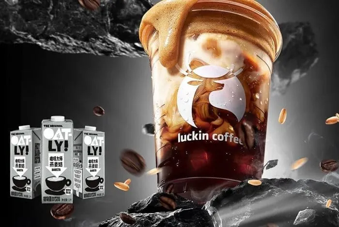 Luckin Coffee supply partnership yields strong third quarter for Oatly in China