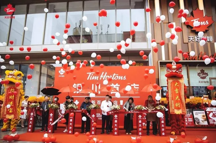 Tim Hortons reaches China’s northwest with 700th store