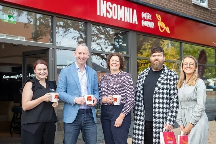 Insomnia Coffee Company expands partnership with Central England Co-op