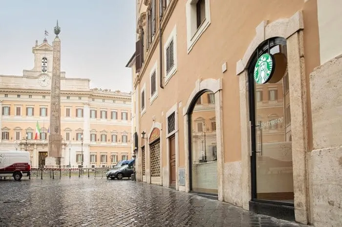 Starbucks opens first store in Rome as confidence in Italian market grows