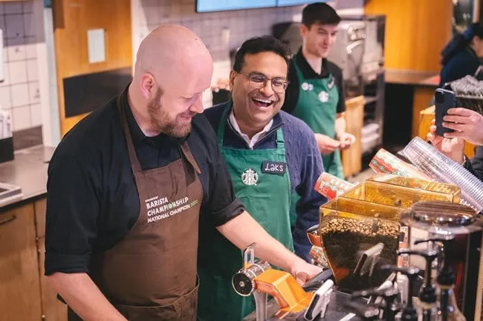 Narasimhan hits the ground running as Starbucks posts strong second quarter
