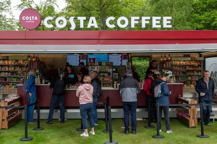 Costa Coffee to launch branded kiosks at major UK sporting events