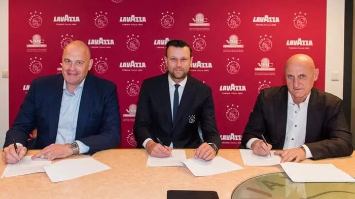 Lavazza becomes an official sponsor of Dutch football club Ajax