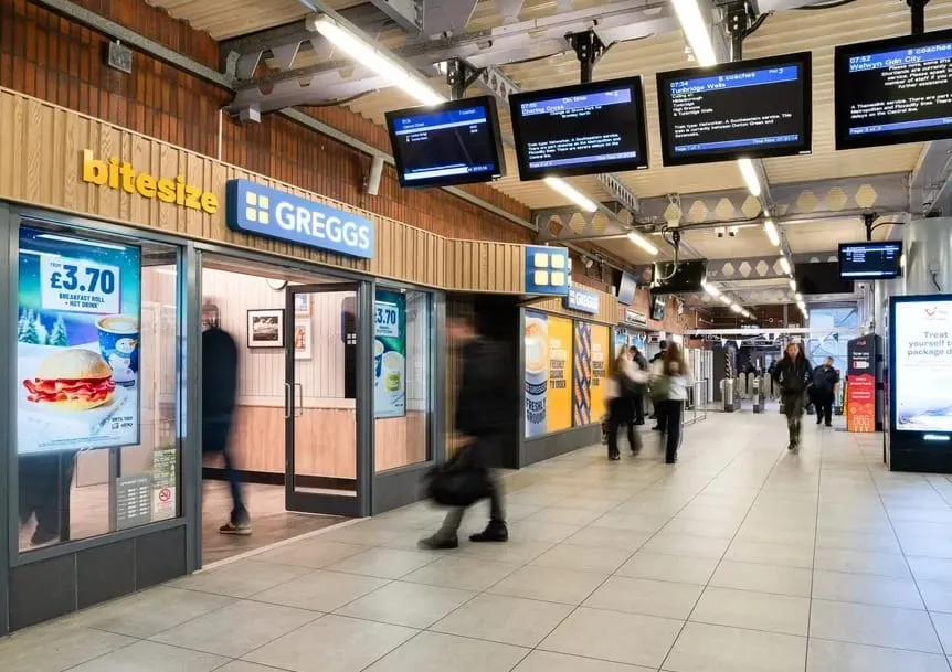 Greggs targets travel hubs with small-format stores