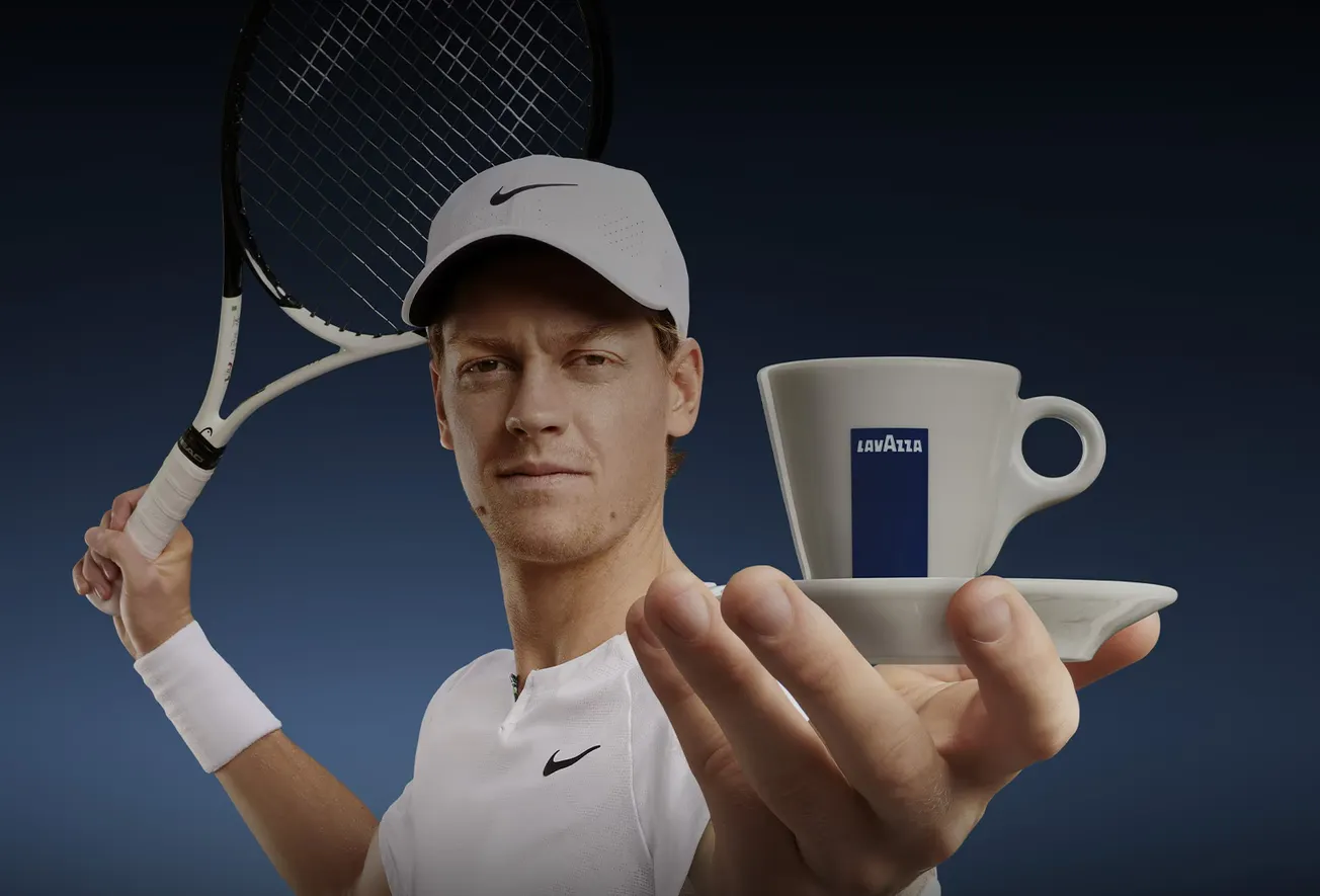 Lavazza renews Brand Ambassador partnership with tennis ace, Jannik Sinner