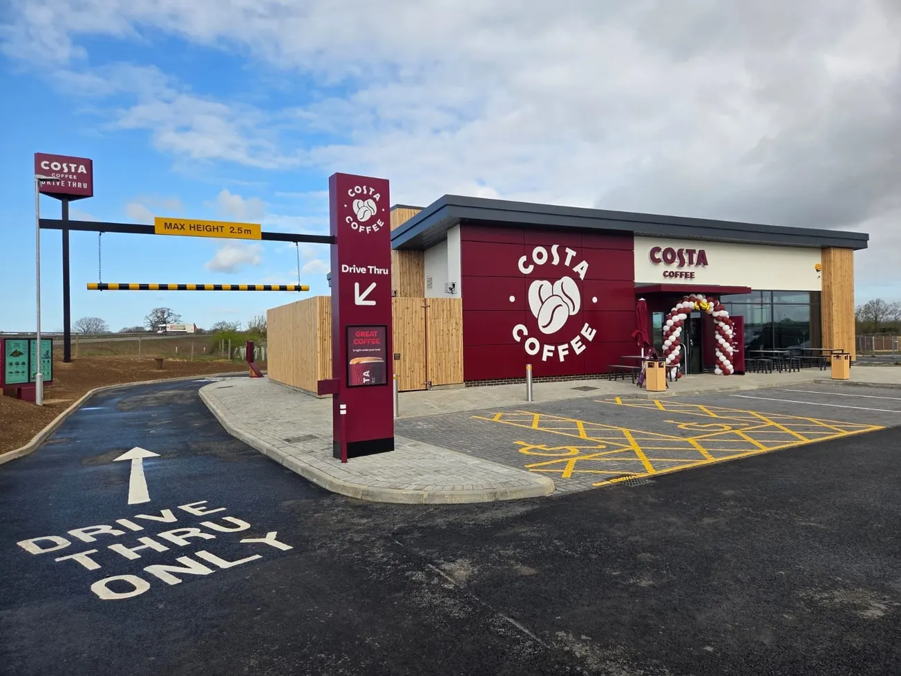 Costa Coffee says UK drive-thru market is heating up as it pledges dozens of new locations