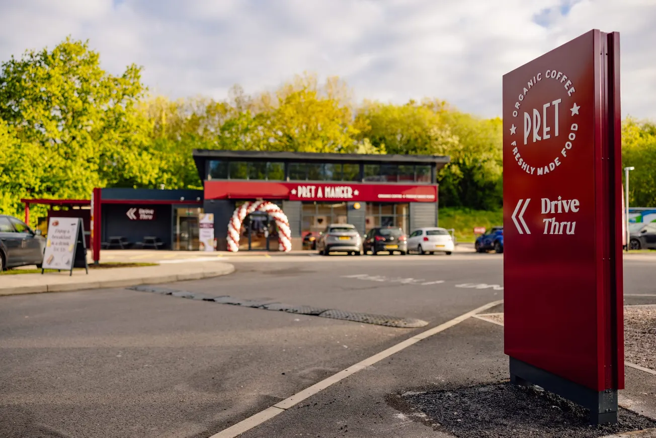 Pret A Manger enters competitive UK drive-thru coffee market