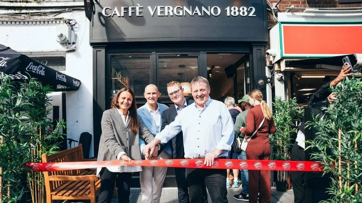 Italy’s Caffè Vergnano expands European café network with Ireland debut