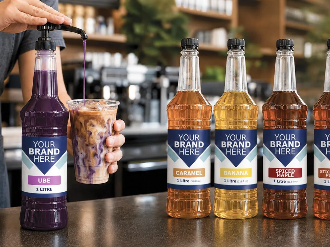 Own your beverage innovation with private label syrups