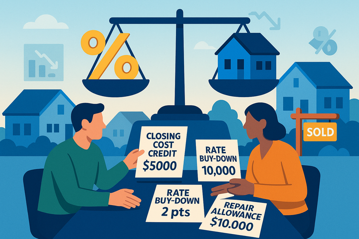 Seller Concessions Surge: How Buyers Are Negotiating Cash Credits & Rate Buy‑Downs in 2025