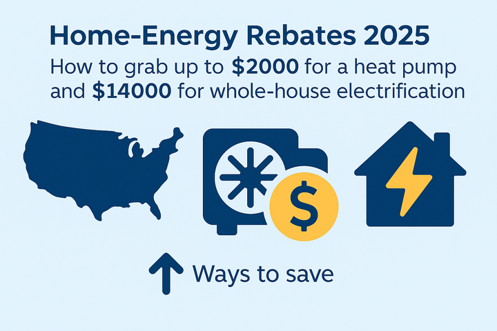 Home‑Energy Rebates 2025: How to Grab Up to $2 000 for a Heat Pump and $14 000 for Whole‑House Electrification