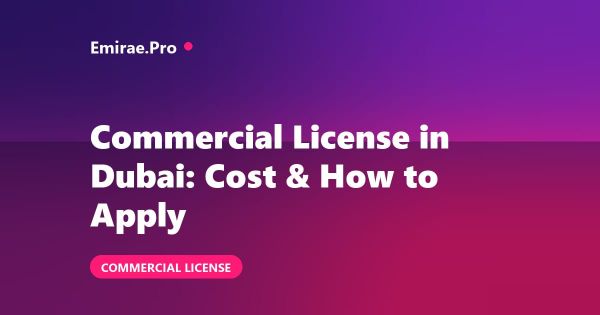 Commercial License in Dubai: Cost, Requirements and How to Apply